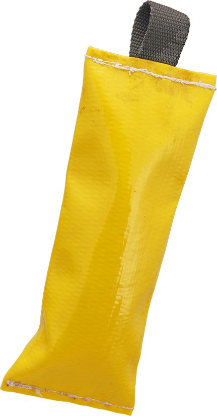 Wurfleinen-Sandsack aus gelbem PVC gem. BG-Verkehr