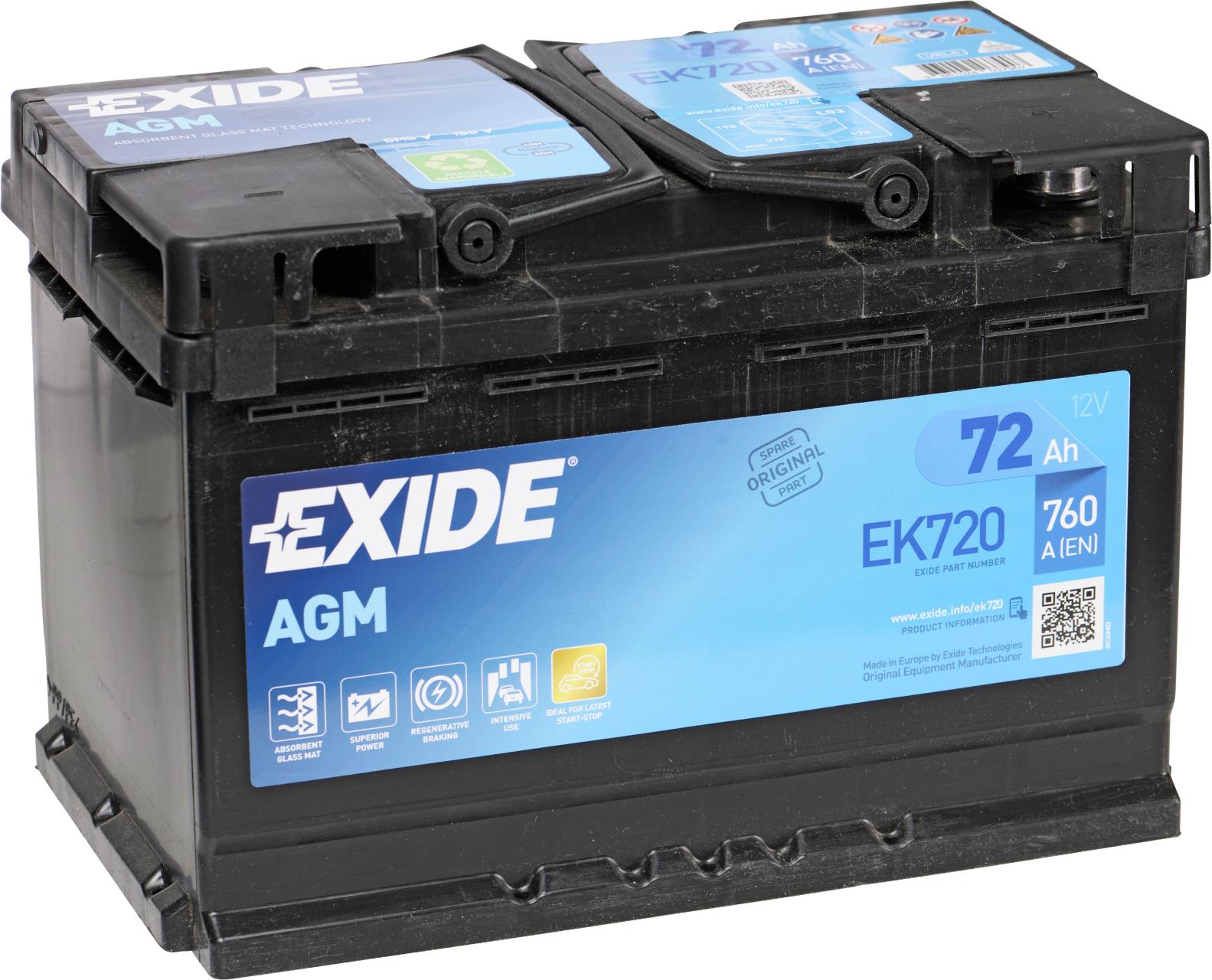 EXIDE AGM Batterie