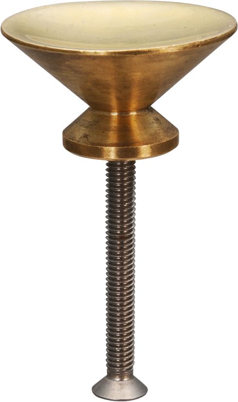 Schubladenknauf aus Messing