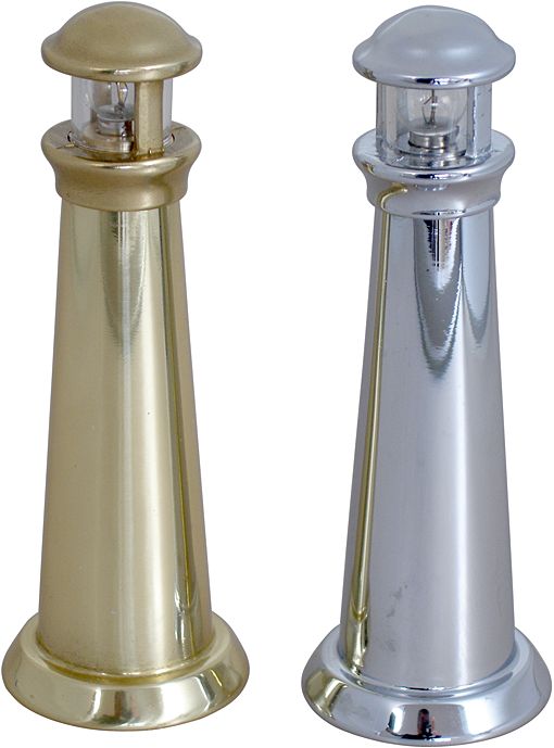 Zier - Leuchtturm  (Messing oder verchromt) FORESTI