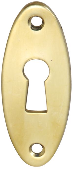 Schlüsselschilder oval für Möbelschlösser