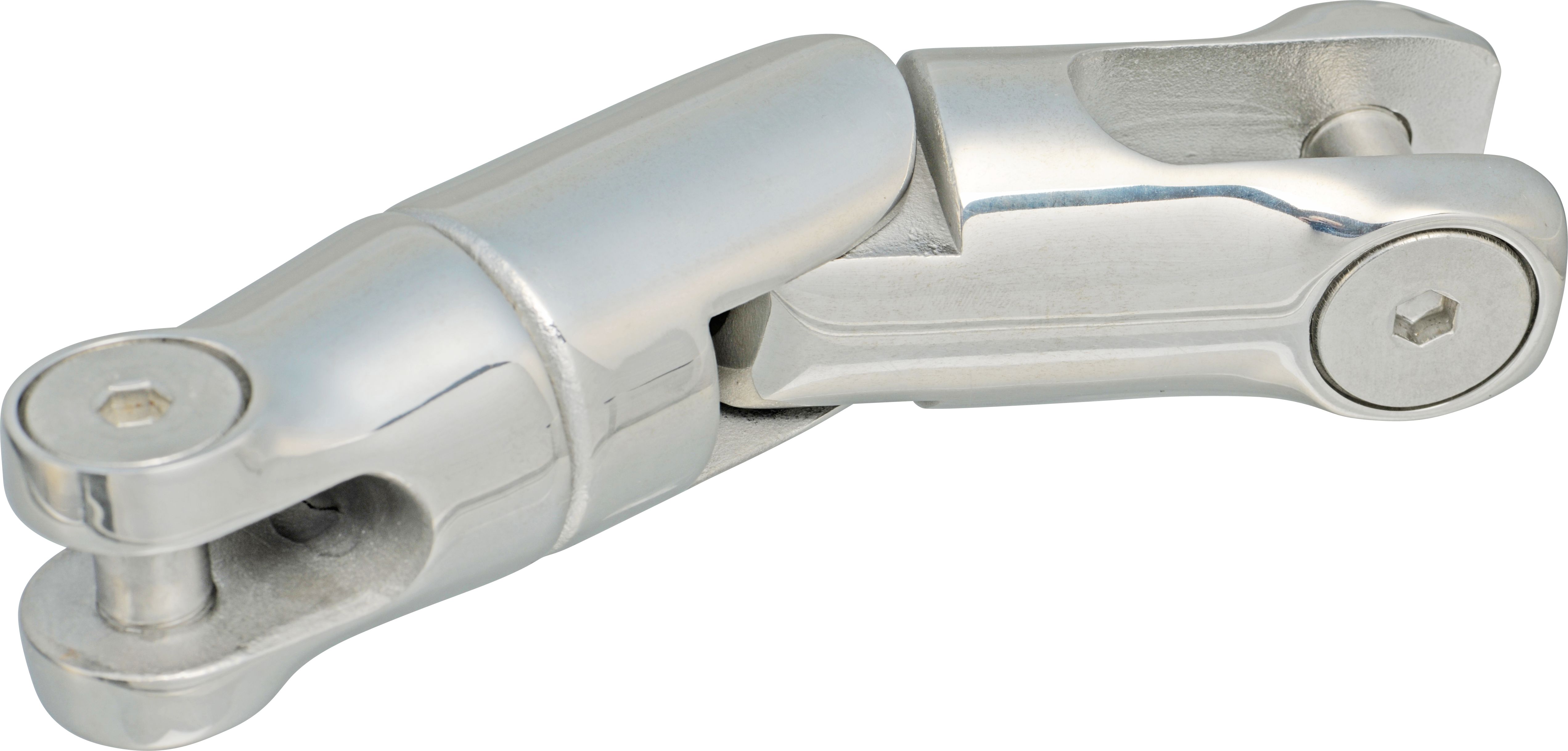 Anker-Kette- Verbinder Edelstahl m. Wirbel/Gelenk