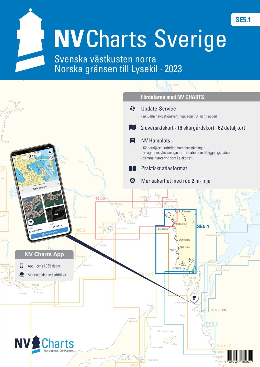 NV CHARTS Atlas Kartenkoffer Ostsee Serien 1, 2, 3, 5.1, 5.2