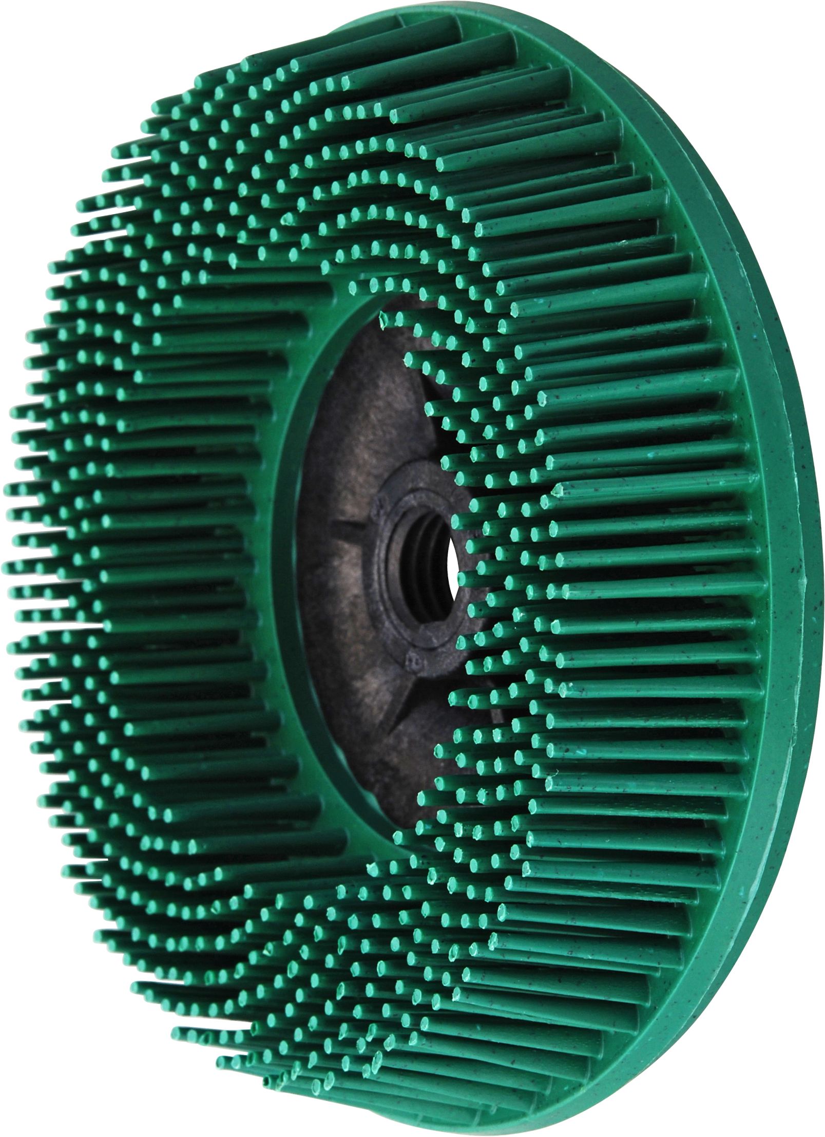 Disque Brossé Abrasif 3M Bristle 115 Mm - P50 Vert - Filetage M14 - Neuf