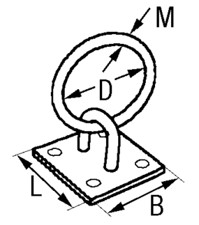 Anlegering (Plattenring) aus Edelstahl
