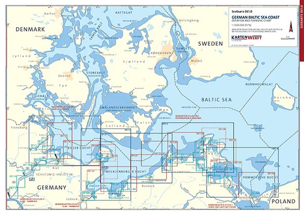KARTENWERFT SeeKarten Box Westliche Ostsee