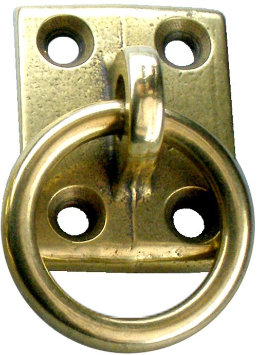Anlegeringe (Plattenringe) Messing