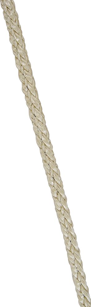 Flaggleine D=6mm PP-Split geflochten hanfbeige