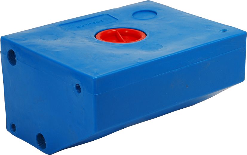 Fäkalien-/ Schmutzwassertank rechteckig/schräg