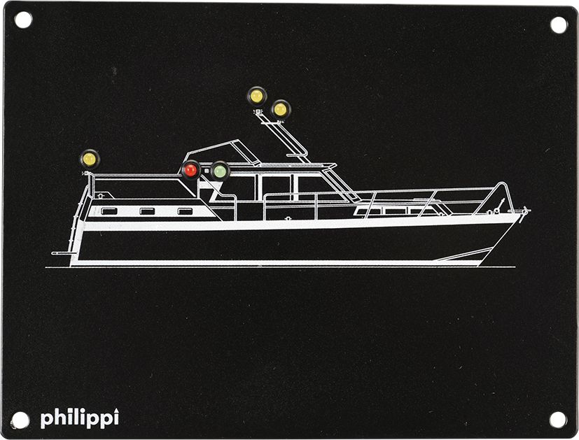 Positionslampen Überwachung Motoryacht