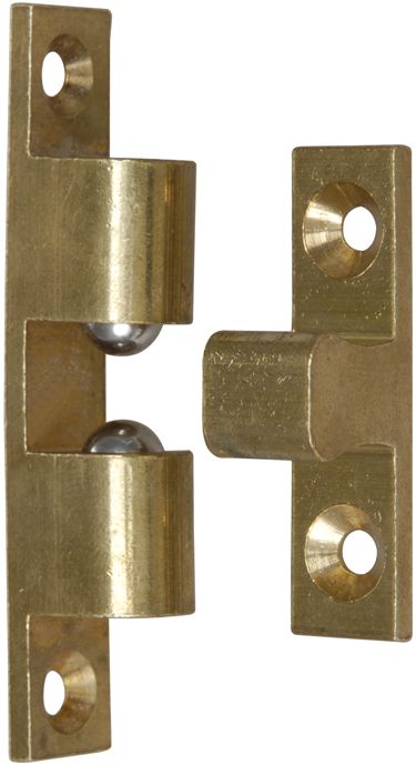 Kugelschnäpper Messing mit Stahl Feder und Kugel