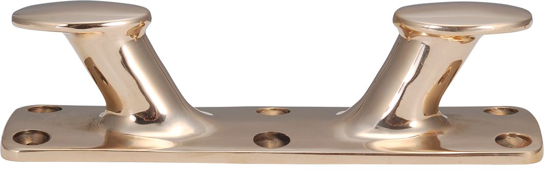 Belegpoller schräg aus Bronze