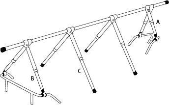 NOA Deckgestell für (Winterlager-)Plane