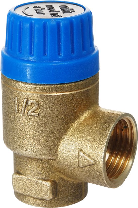 Messing-Überdruckventil auf 1/2" WX1595