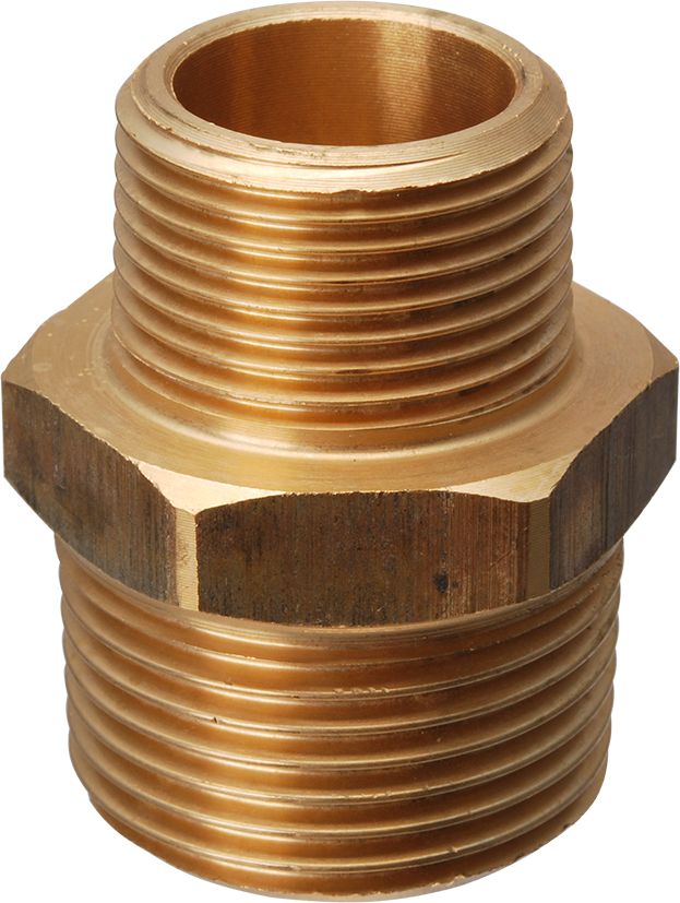 Reduziernippel Bronze/Rotguss