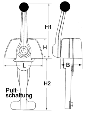 SEASTAR SOLUTIONS Schaltung CLASSIC MT3-S