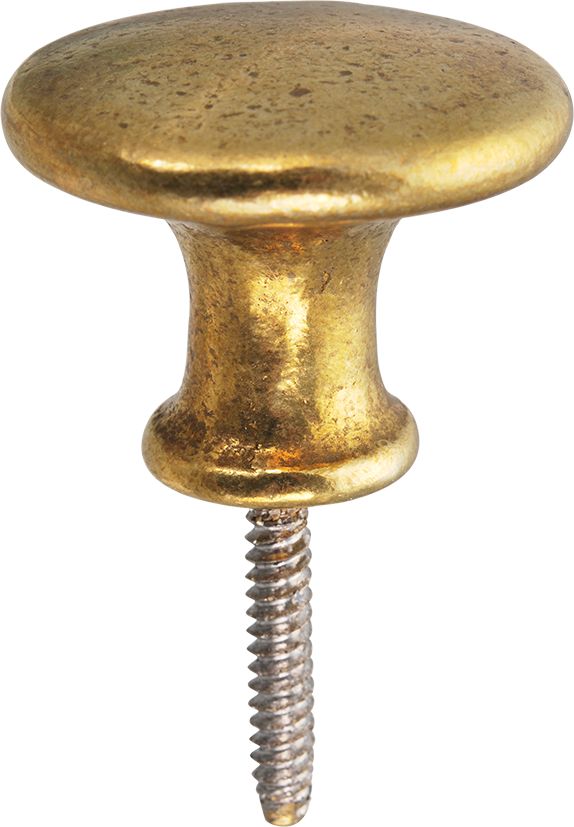 Schubladenknauf Messing