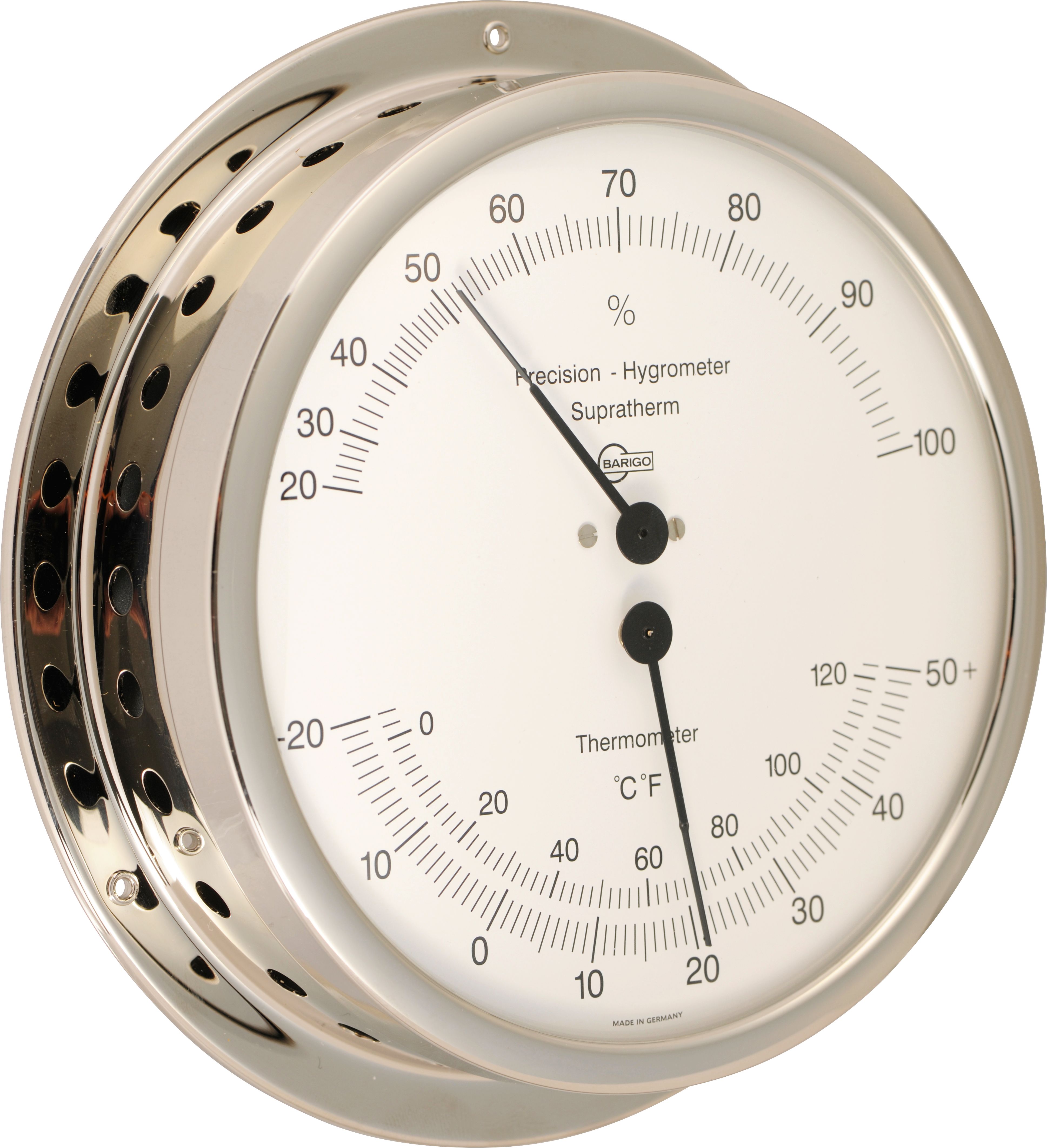 BARIGO VIKING Comfortmeter Messing verchromt