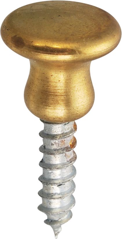Schubladenknauf Messing