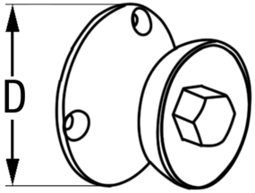Druckknopf-Schnäpper rund