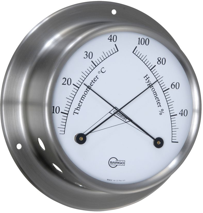 BARIGO SKY Comfortmeter aus gebürstetem Edelstahl