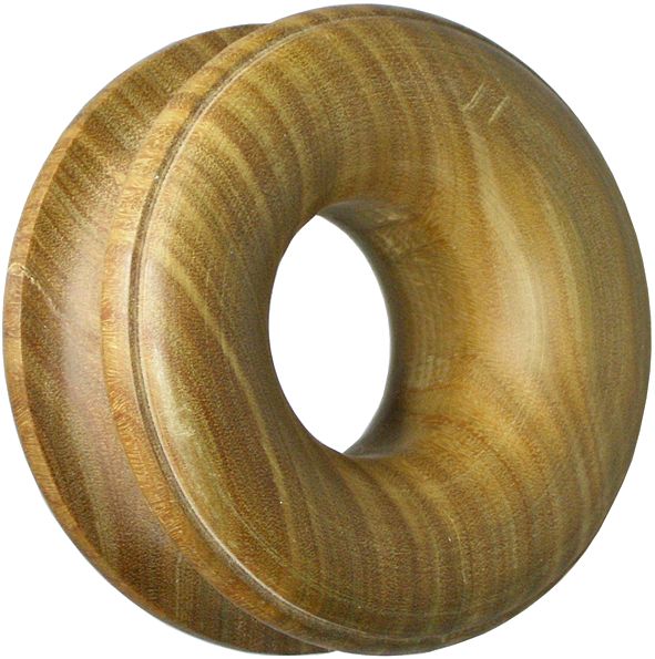 Klotjes (Rundkauschen) aus Hartholz