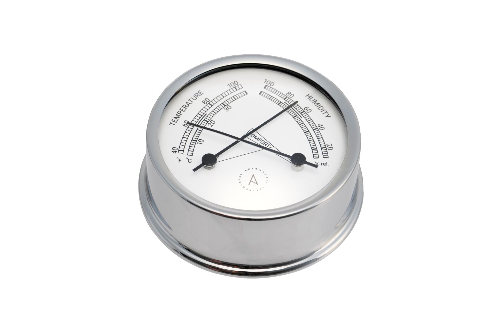 AUTONAUTIC ATLANTIC 95 Comfortmeter Messing verchromt