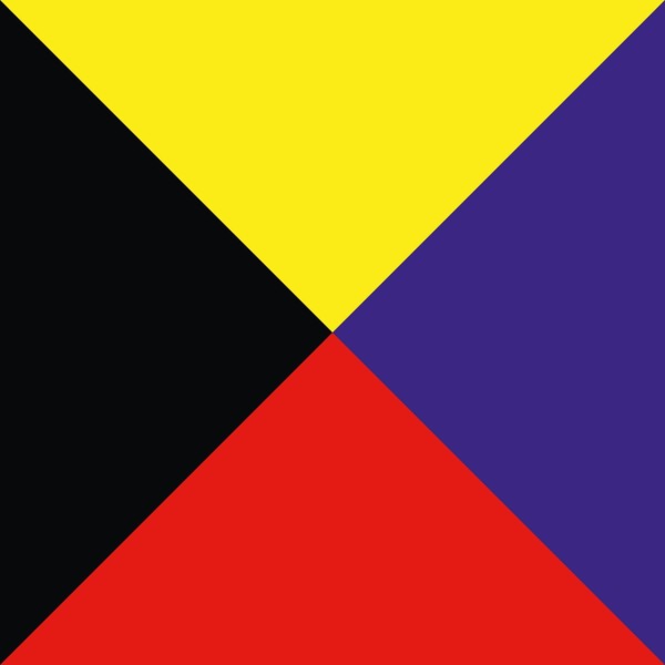 1093-130Z Signalflagge ZULU