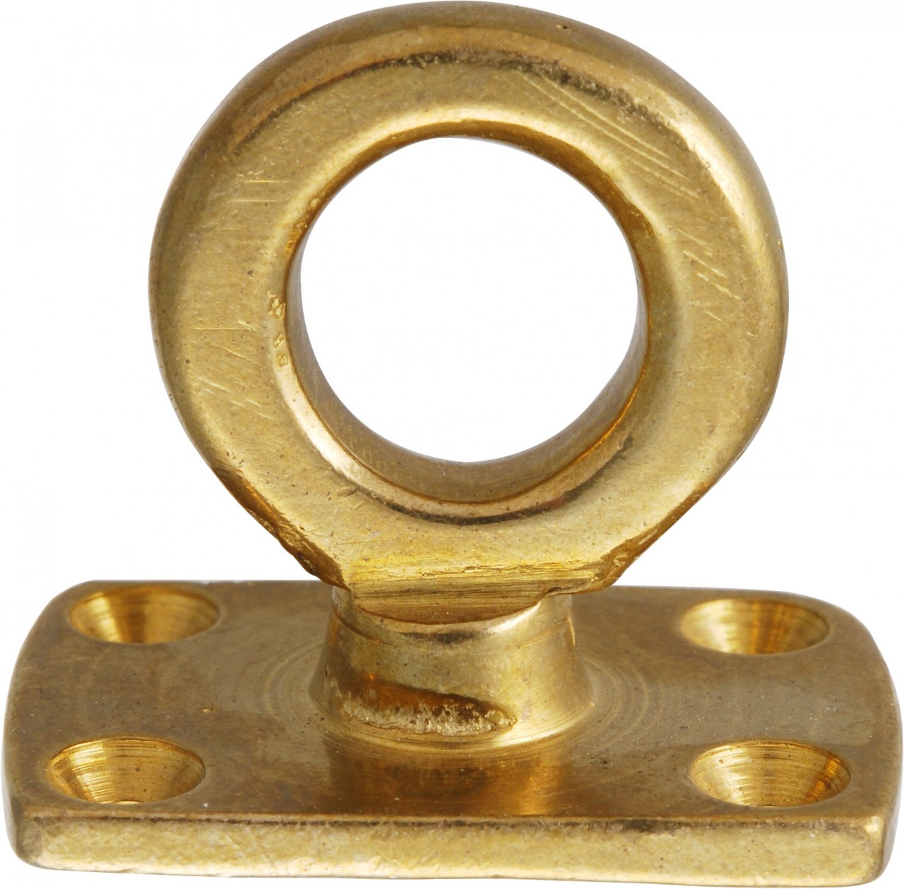 Brass ring handle with ring