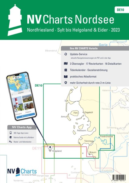 9026-060 NV Atlas Nordfriesland Sylt bis Helgoland & Eider DE10
