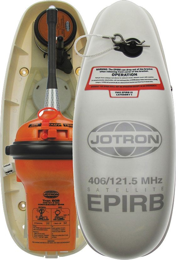 JOTRON TRON 60S EPIRB mit Floatfree-Halterung und HRU