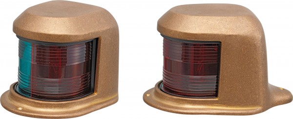 3060-047 AQUA SIGNAL Serie 41 in schwerem Bronze Gehäuse zum Aufschrauben, 2-Farben