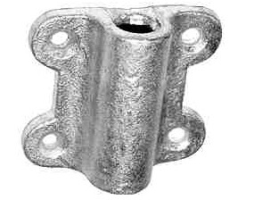 Galvanized Oarlock Socket 13 mm