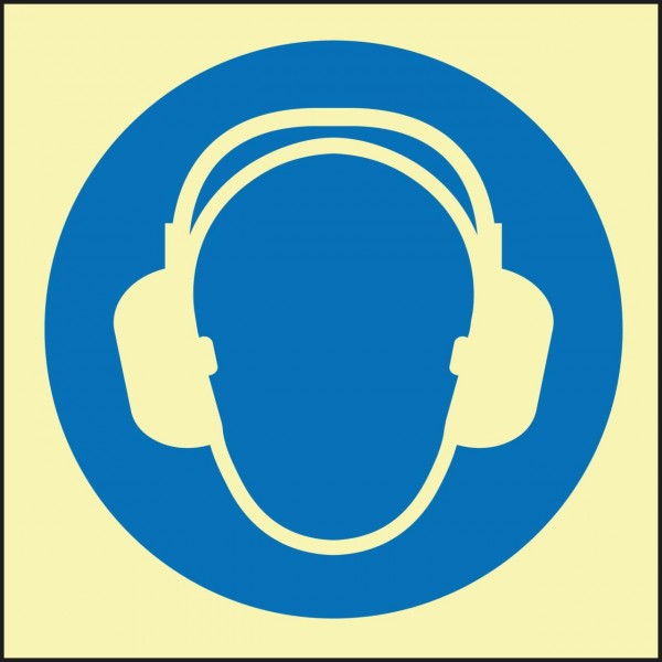 3276-032 Wear ear protection - IMO Symbol Aufkleber