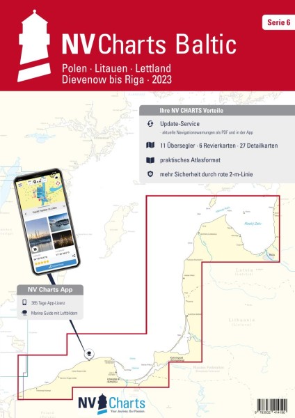 9026-019 NV Atlas Serie 6, Polen Litauen Lettland Dievenow bis Riga