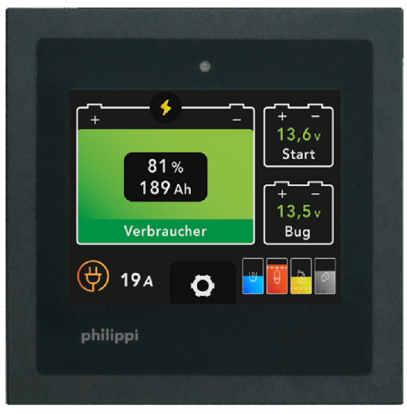 4378-010 PHILIPPI Batterie-Tank Monitor BTM2