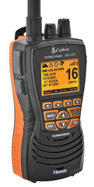 3931-600 COBRA MR HH600 UKW-Handfunkgerät mit GPS/DSC/ATIS