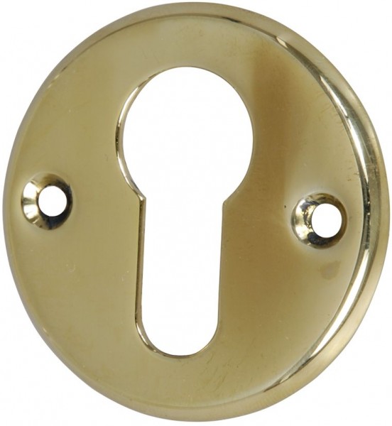 4073-032 Schlüsselschild für Profilzylinder, Messing poliert