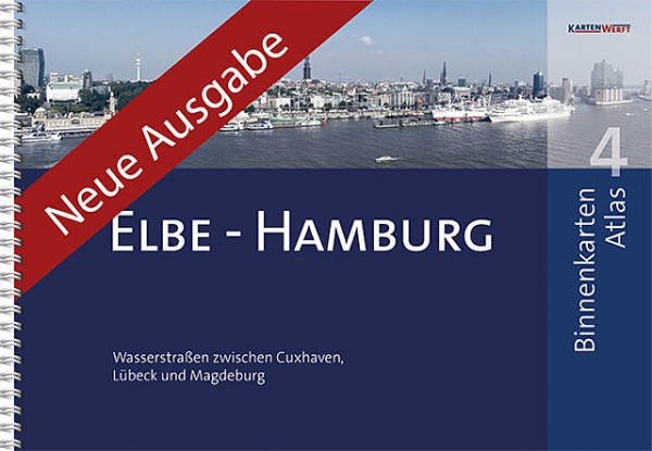 9023-004 Kartenwerft Binnenkarten-Atlas 4 Elbe-Hamburg