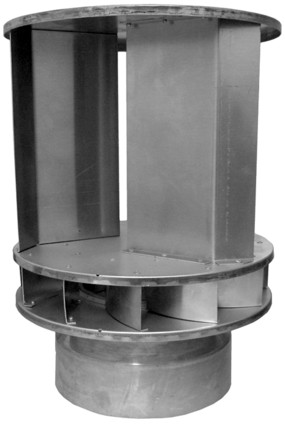 4247-150 VENTALU Rotationslüfter Flettnerprinzip Aluminium