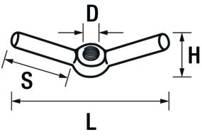 Thule Knebelmutter M8 31057 - Ersatzmutter Für Dachträger Modell 969